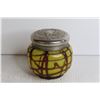 Image 5 : Vintage Glass Art Powder Jar