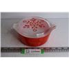Image 1 : Pyrex Red Friendship Birds Casserole Dish