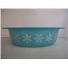 Image 2 : Pyrex Snowflake Turquoise Casserole