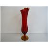 Image 3 : Vintage Swung Glass Vase-Fenton??
