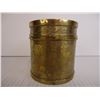 Image 2 : Vintage Etched Brass Tobacco Canister