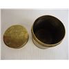 Image 4 : Vintage Etched Brass Tobacco Canister