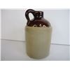 Image 2 : Small Stoneware Jug, Vintage Leather Hip Flask, Heavy Metal Aboriginal Ornament