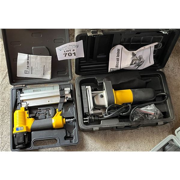 Biscuit joiner, brad nailer