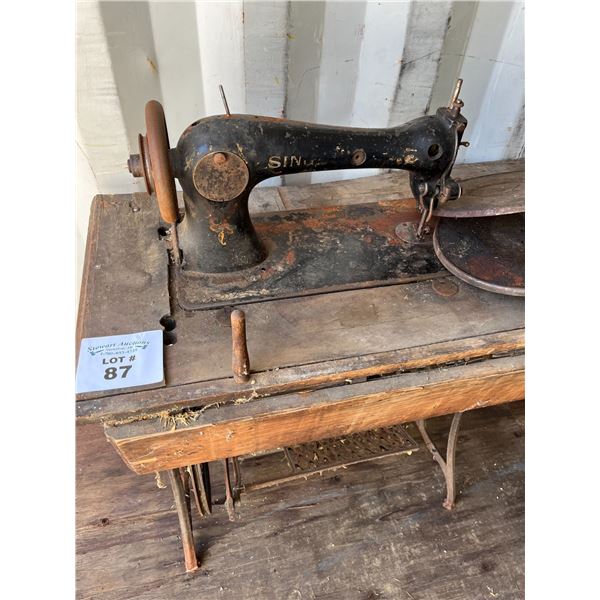 Old Singer Sewing Machine