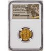 Image 1 : AD 632-641 Byzantine Empire Heraclius Her Constantine AV Solidus Gold Coin NGC Ch VF