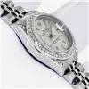 Image 3 : Rolex Ladies Stainless Steel Silver Index Diamond Datejust Wristwatch