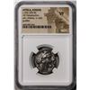 Image 1 : c.393-294 BC Attica Athens AR Tetradrachm Athena Owl Ancient Coin NGC VF