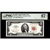 Image 1 : 1963 $2 Legal Tender Note Fr.1513 PMG Superb Gem Uncirculated 67EPQ