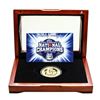 Image 1 : 2011 UCONN Huskies National Champions 1.5 oz 24kt Gold Medal Limited Edition 1 of 11