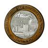 Image 2 : .999 Silver Atlantis Casino Resort Reno, NV $10 Casino Limited Edition Gaming Token