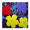 Image 1 : Andy Warhol "Flowers 1171" Print Serigraph On Paper