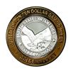 Image 1 : .999 Silver Golden Nugget Las Vegas, Nevada $10 Casino Limited Edition Gaming Token