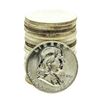 Image 1 : Roll of (20) Brilliant Uncirculated 1958-D Franklin Half Dollar Coins
