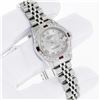 Image 3 : Rolex Ladies Stainless Steel Gray Roman Ruby and Diamond Datejust Wristwatch