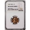 Image 1 : 1967 SMS Lincoln Memorial Cent Coin NGC MS66RD Cameo