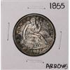 Image 1 : 1855 w/Arrows Seated Liberty Half Dollar Coin