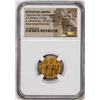 Image 1 : AD 632-641 Byzantine Empire Heraclius Her Constantine AV Solidus Gold Coin NGC Ch VF
