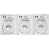 Image 1 : Lot of 2016-2018-Mo Mexico Proof 1/10 oz Silver Libertad Coins PCGS PR69DCAM