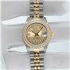 Image 4 : Rolex Ladies Two Tone Champagne Diamond Datejust Wristwatch