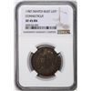 Image 1 : 1787 Draped Bust Left Connecticut Colonial Copper 1/2P Coin NGC XF45BN