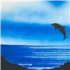 Image 2 : Wyland "Dolphins" Original Watercolor On Paper