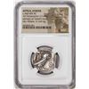 Image 1 : c.440-404 BC Attica Athens AR Tetradrachm Athena Owl Ancient Coin NGC VF