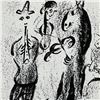 Image 2 : Chagall (1887-1985) "Les Saltimbanques" Print Lithograph On Paper