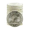 Image 2 : Roll of (20) Brilliant Uncirculated 1954 Franklin Half Dollar Coins