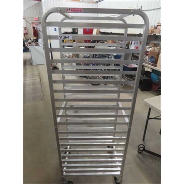 Aluminum Rolling Dirty Dish Rack 20