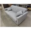 Image 2 : Nice Upholstered Cloth 2 Seater Couch - Grey , 70" Wide