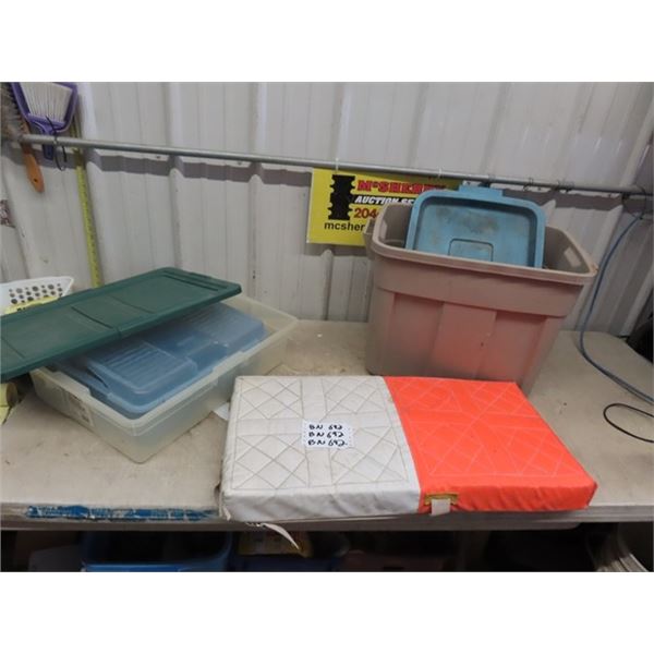 3 Storage Tubs + 1st Base Plate