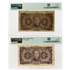 Image 2 : Canton Municipal Bank, 1933, Pair of Issued Banknotes