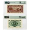 Image 2 : Japan & Hong Kong, Pair of Issued Banknotes, ND (1953)-1956/59