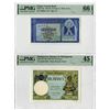 Image 1 : Madagascar & Egypt, Pair of Issued Banknotes, ND (1937/47)-1961/63