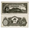 Image 1 : Banco de Venezuela, 1928, TDLR 50 Bolivares Essay Obverse and Reverse Photo Proofs