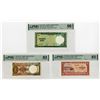 Image 1 : National Bank, South Viet Nam. 1955-1964. Lot of 3 Issued Notes.