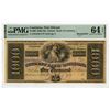 Image 1 : Citizens' Bank of Louisiana, 1840-50s, $1000 Remainder Obsolete Banknote.