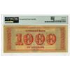 Image 2 : Citizens' Bank of Louisiana, 1840-50s, $1000 Remainder Obsolete Banknote.