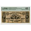 Image 1 : New Orleans Canal & Banking Co., 1840s-50s, $5, Remainder Obsolete Banknote