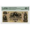 Image 1 : New Orleans Canal & Banking Co., 1850s, $50, Remainder Obsolete Banknote