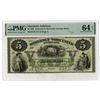 Image 1 : Somerset & Worcester Savings Bank, 1862, $5, Issued Obsolete Banknote