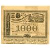 Image 1 : C.S.A. Act of February 20th, 1863 $1000 (T134-B201, Cr.125) S/N 30573