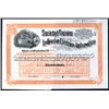 Image 1 : Indicador Electrico Automatico. 1889. Specimen Stock Certificate With Stock Ticker Appearing Machine