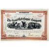 Image 1 : Grand Belt Copper Co. 1885 I/U Stock Certificate With Company Established by George McLellan.