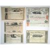 Image 1 : New York and Ohio Railroad Stock Certificate Assortment, ca.1854-63