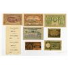 Image 1 : Portugal, Mozambique, Austria and Netherlands, Group of 8 Issued Scrip notes and Banknotes, ca. 1860