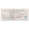 Image 1 : Iron Cliffs Co., 1874 Draft or Check with Peter White's Famous "Egg Signature" on back.