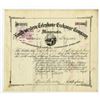 Image 1 : North Western Telephone Exchange Co. of Minnesota,1883 I/ Stock Certificate.