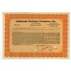 Image 1 : California Perfume Co. Inc. (Avon), 1926, "AVON" Predecessor Company Specimen Stock Certificate